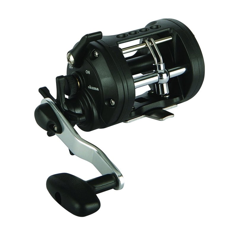 Okuma CLX-300La Classic Levelwind Star Drag Casting Reel, 300 Reel Size, 3.8: 1 Gear Ratio, 24" Retrieve Rate, 17 lb Max Drag, Right Hand,Black - Image 1